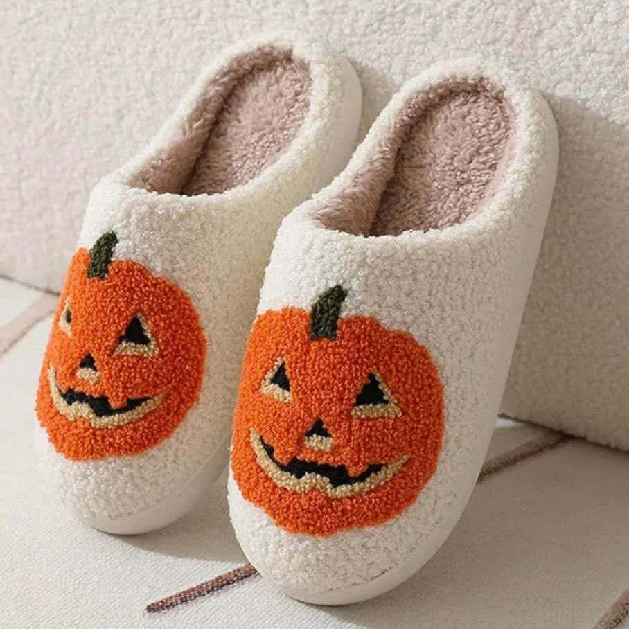 Cozy Pumpkin Slippers-Slippers-LouisGeorge Boutique-LouisGeorge Boutique, Women’s Fashion Boutique Located in Trussville, Alabama