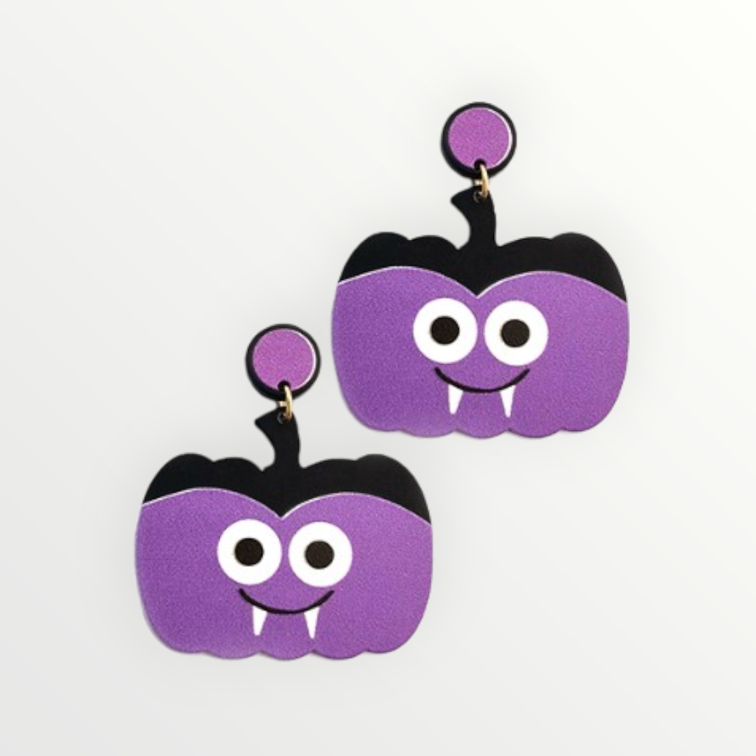 Purple Bat Earrings-Earrings-LouisGeorge Boutique-LouisGeorge Boutique, Women’s Fashion Boutique Located in Trussville, Alabama