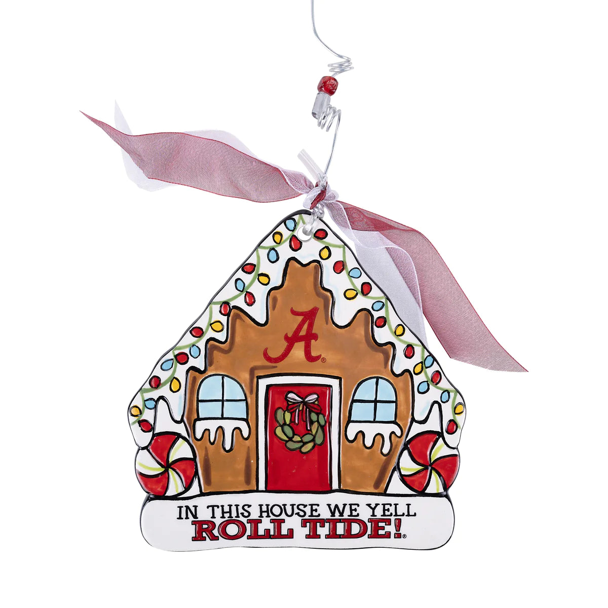 In this House We Yell Roll Tide Ornament-Ornament-Glory Haus-LouisGeorge Boutique, Women’s Fashion Boutique Located in Trussville, Alabama