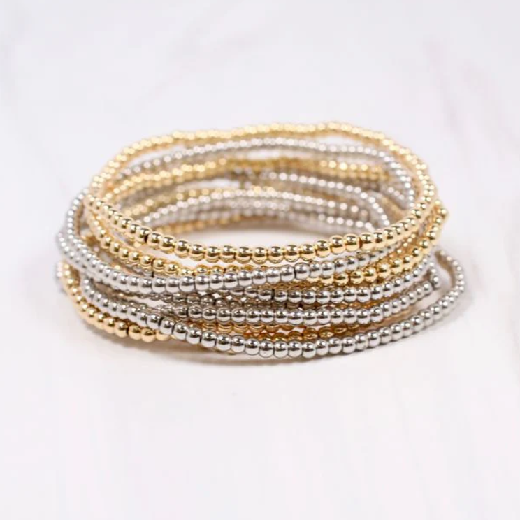 Samuels Bracelet Set Gold & Silver-Bracelet-Caroline Hill-LouisGeorge Boutique, Women’s Fashion Boutique Located in Trussville, Alabama