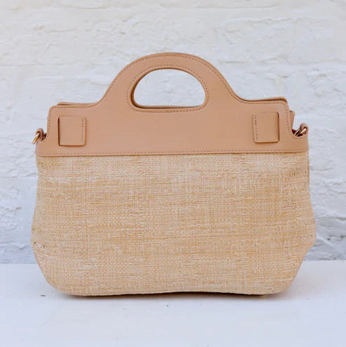 Savannah Crossbody - Natural Lattice Tan-Handbags-Caroline Hill-LouisGeorge Boutique, Women’s Fashion Boutique Located in Trussville, Alabama