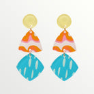 Summer Geo Drop Acrylic Earrings-Earrings-LouisGeorge Boutique-LouisGeorge Boutique, Women’s Fashion Boutique Located in Trussville, Alabama