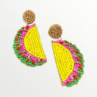 Taco Beaded Earrings-Earrings-LouisGeorge Boutique-LouisGeorge Boutique, Women’s Fashion Boutique Located in Trussville, Alabama