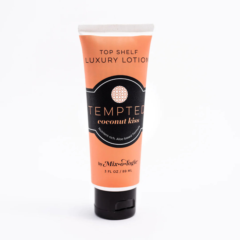 TEMPTED Coconut Kiss Top Shelf Luxury Lotion-Health & Beauty-Mix•o•logie-LouisGeorge Boutique, Women’s Fashion Boutique Located in Trussville, Alabama