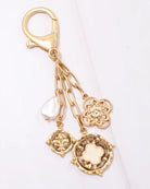 Susie Clover Bag Charm Worn Gold-Crossbody-Caroline Hill-LouisGeorge Boutique, Women’s Fashion Boutique Located in Trussville, Alabama