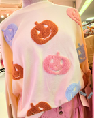 Cream Pumpkin Oversized Pullover-Apparel-Peach Love-LouisGeorge Boutique, Women’s Fashion Boutique Located in Trussville, Alabama