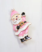 Winking Santa Brooch Pink-Brooch-LouisGeorge Boutique-LouisGeorge Boutique, Women’s Fashion Boutique Located in Trussville, Alabama