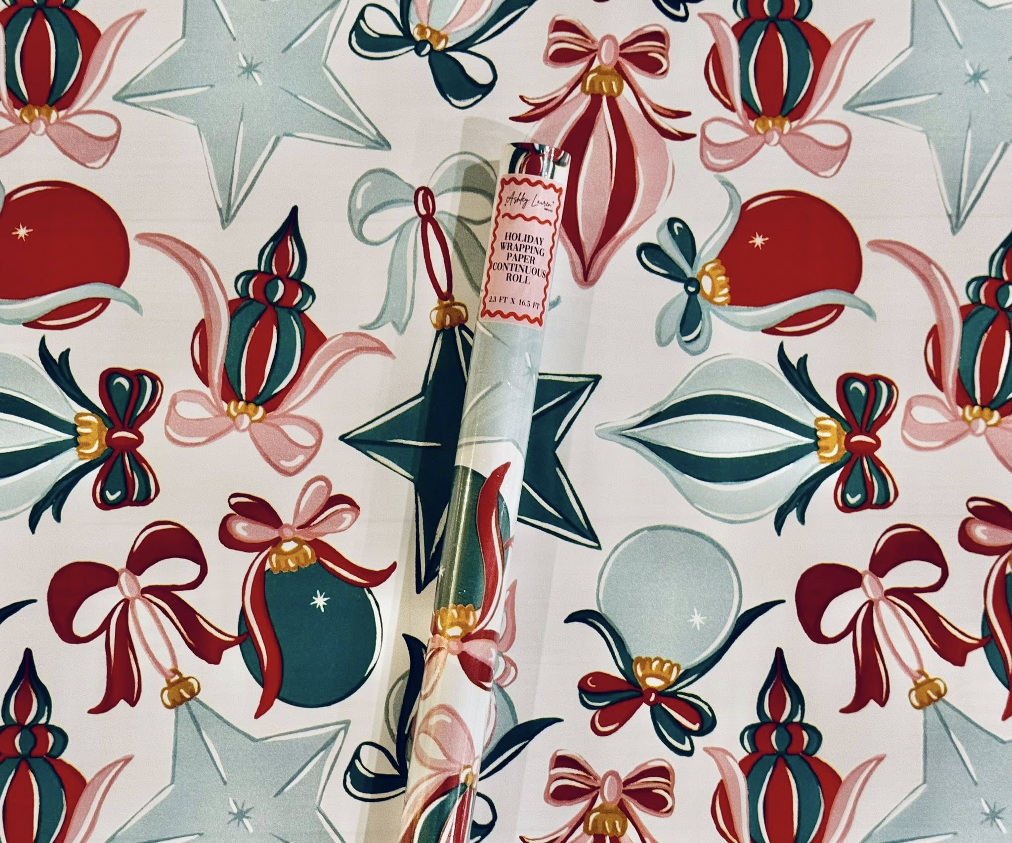 Vintage Christmas Wrapping Paper Rolls-Ornament-LouisGeorge Boutique-LouisGeorge Boutique, Women’s Fashion Boutique Located in Trussville, Alabama