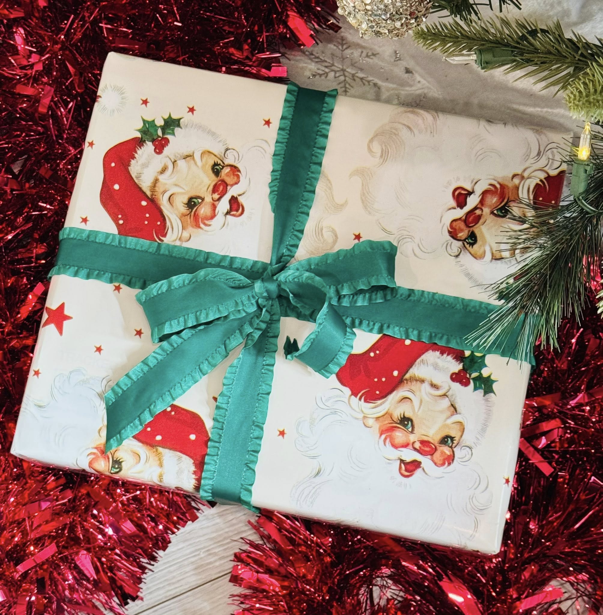 Vintage Christmas Wrapping Paper Rolls-Ornament-LouisGeorge Boutique-LouisGeorge Boutique, Women’s Fashion Boutique Located in Trussville, Alabama