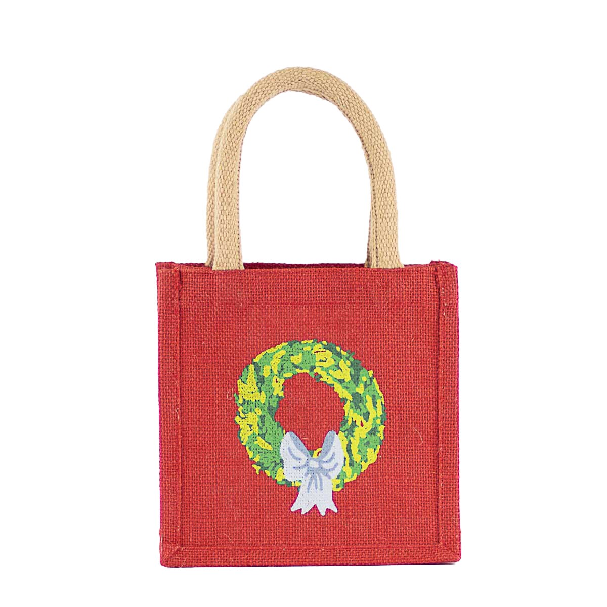 Wreath Petite Gift Tote-Gift Bag/Tote-The Royal Standard-LouisGeorge Boutique, Women’s Fashion Boutique Located in Trussville, Alabama