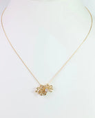 Cherry on Top Charm Necklace Set Gold-Necklaces-Caroline Hill-LouisGeorge Boutique, Women’s Fashion Boutique Located in Trussville, Alabama