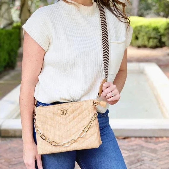 Ariana Crossbody - Natural-Handbags-Caroline Hill-LouisGeorge Boutique, Women’s Fashion Boutique Located in Trussville, Alabama