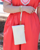 Liz Crossbody Bag Woven Metallic Pearl-Crossbody-Caroline Hill-LouisGeorge Boutique, Women’s Fashion Boutique Located in Trussville, Alabama