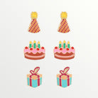 Birthday Charm Earring Set-Earrings-LouisGeorge Boutique-LouisGeorge Boutique, Women’s Fashion Boutique Located in Trussville, Alabama