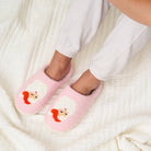 Cozy Santa Slippers - Pink-Slippers-The Darling Effect-LouisGeorge Boutique, Women’s Fashion Boutique Located in Trussville, Alabama