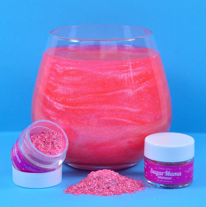 Girl Power Pink Shimmer Glitter-Edible Glitter-Sugar Mama Shimmer-LouisGeorge Boutique, Women’s Fashion Boutique Located in Trussville, Alabama