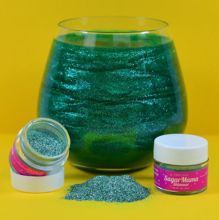 Glow Up Green Shimmer Glitter-Edible Glitter-Sugar Mama Shimmer-LouisGeorge Boutique, Women’s Fashion Boutique Located in Trussville, Alabama