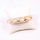 Harriette Pearl Bracelet Gold-Bracelet-Caroline Hill-LouisGeorge Boutique, Women’s Fashion Boutique Located in Trussville, Alabama