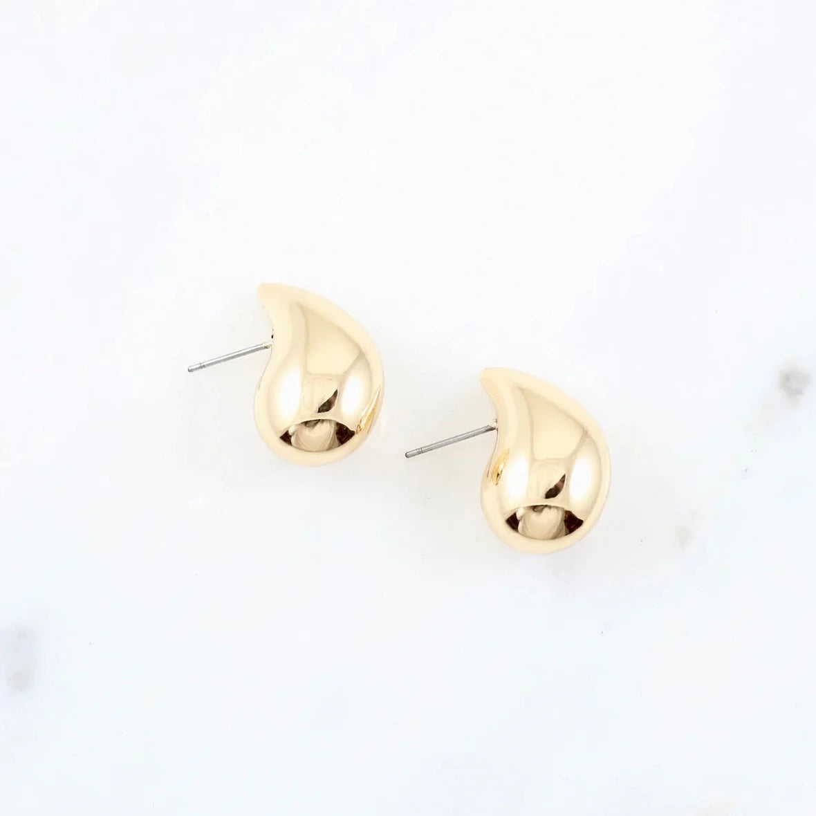 Landry Drop Earring Shiny Gold-Earrings-Caroline Hill-LouisGeorge Boutique, Women’s Fashion Boutique Located in Trussville, Alabama