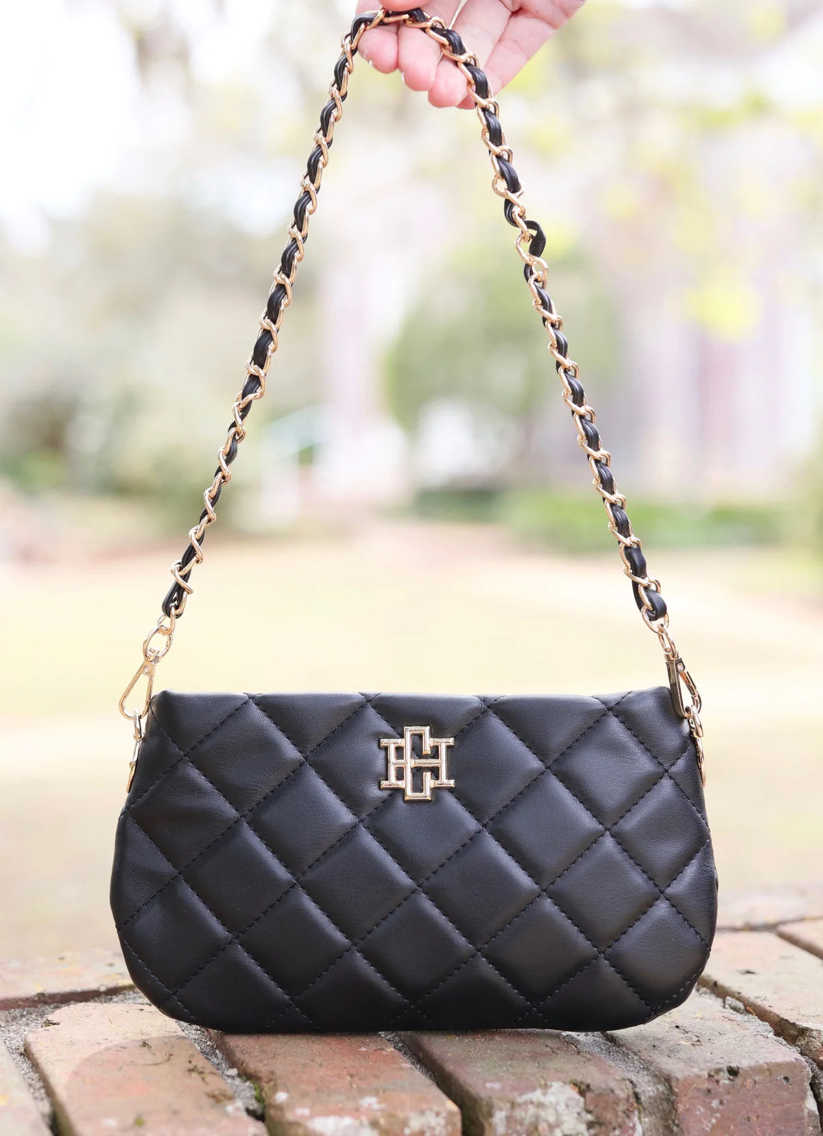 Livi Quilted Crossbody - Black-Crossbody-Caroline Hill-LouisGeorge Boutique, Women’s Fashion Boutique Located in Trussville, Alabama
