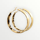 Medium Matte Gold Leopard Hoops-Earrings-LouisGeorge Boutique-LouisGeorge Boutique, Women’s Fashion Boutique Located in Trussville, Alabama