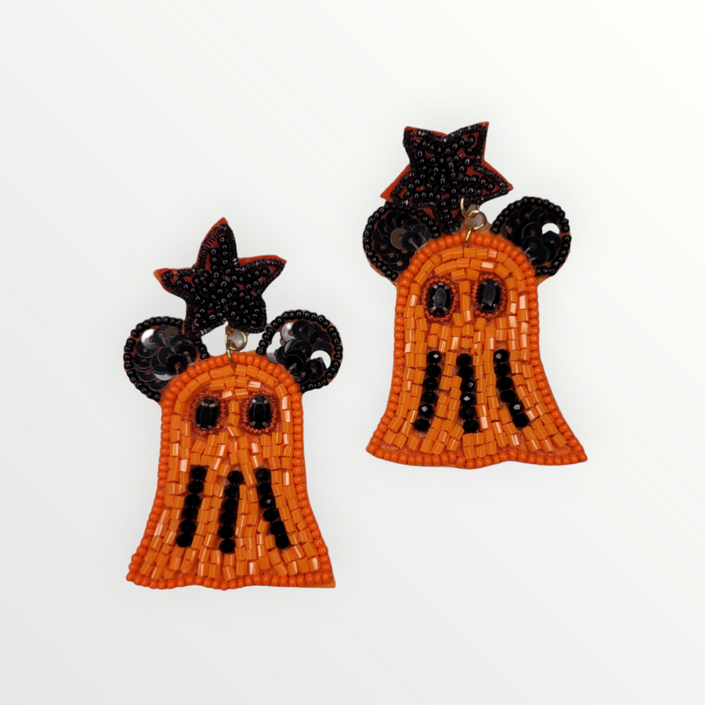 Boo to You Beaded Earrings-Earrings-LouisGeorge Boutique-LouisGeorge Boutique, Women’s Fashion Boutique Located in Trussville, Alabama