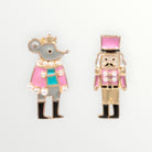 Pink Mini Nutcracker Mouse King Earrings-Earrings-LouisGeorge Boutique-LouisGeorge Boutique, Women’s Fashion Boutique Located in Trussville, Alabama