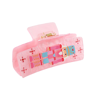 Pink Nutcracker Hair Claw-Hair Accessories-LouisGeorge Boutique-LouisGeorge Boutique, Women’s Fashion Boutique Located in Trussville, Alabama