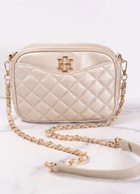 Olivia Quilted Crossbody - Light Pewter-Crossbody-Caroline Hill-LouisGeorge Boutique, Women’s Fashion Boutique Located in Trussville, Alabama