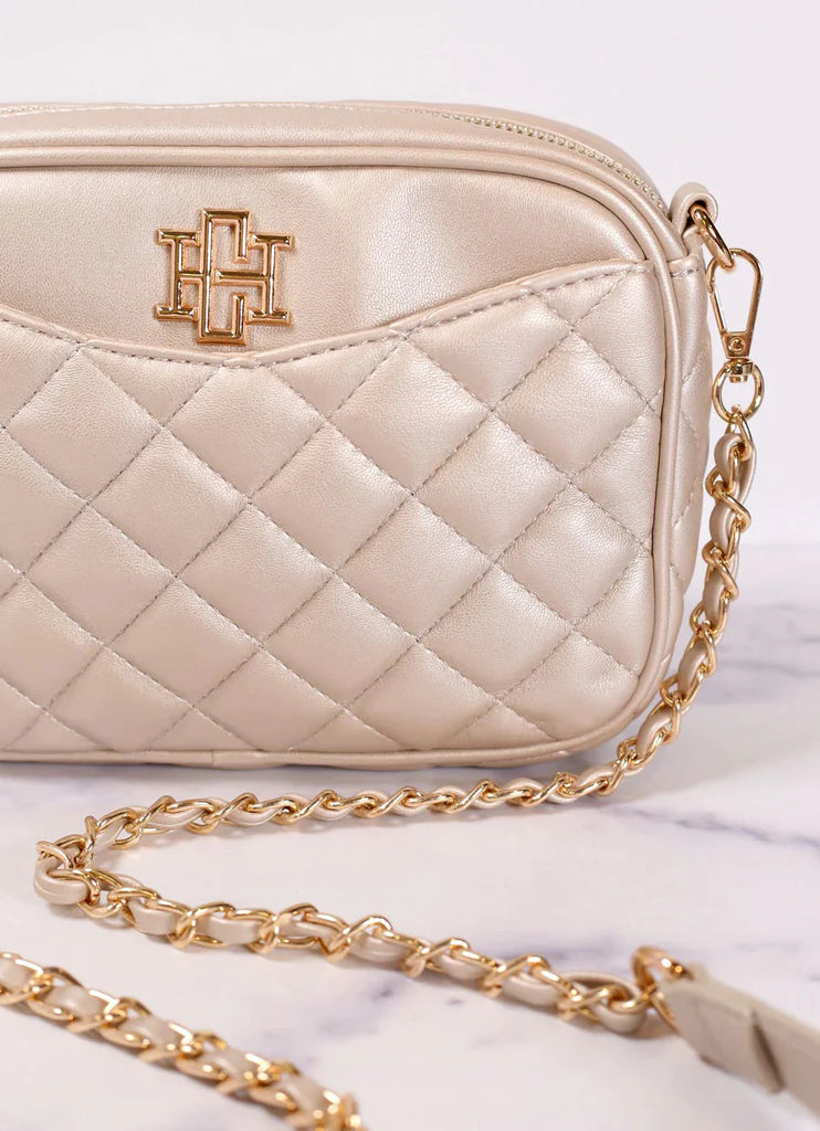 Olivia Quilted Crossbody - Light Pewter-Crossbody-Caroline Hill-LouisGeorge Boutique, Women’s Fashion Boutique Located in Trussville, Alabama