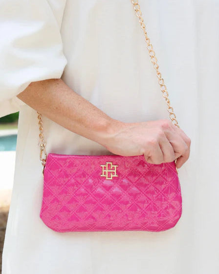 Livi Crossbody - Pink Patent-Crossbody-Caroline Hill-LouisGeorge Boutique, Women’s Fashion Boutique Located in Trussville, Alabama