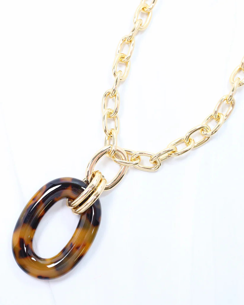 Theodora Pendant Necklace Gold-Necklaces-Caroline Hill-LouisGeorge Boutique, Women’s Fashion Boutique Located in Trussville, Alabama