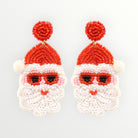 Sunny Santa Beaded Earrings-Earrings-LouisGeorge Boutique-LouisGeorge Boutique, Women’s Fashion Boutique Located in Trussville, Alabama