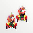 Santa's Truck Acrylic Earrings-Earrings-LouisGeorge Boutique-LouisGeorge Boutique, Women’s Fashion Boutique Located in Trussville, Alabama