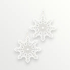Matte Silver Snowflake Earrings-Earrings-LouisGeorge Boutique-LouisGeorge Boutique, Women’s Fashion Boutique Located in Trussville, Alabama