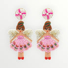 Sugar Plum Fairy Beaded Earrings-Earrings-LouisGeorge Boutique-LouisGeorge Boutique, Women’s Fashion Boutique Located in Trussville, Alabama