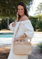 Savannah Crossbody - Natural Lattice Tan-Handbags-Caroline Hill-LouisGeorge Boutique, Women’s Fashion Boutique Located in Trussville, Alabama