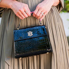 Vivienne Handbag Black Patent EC-Crossbody-Caroline Hill-LouisGeorge Boutique, Women’s Fashion Boutique Located in Trussville, Alabama
