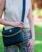 Ariana Crossbody Black VQ-Handbags-Caroline Hill-LouisGeorge Boutique, Women’s Fashion Boutique Located in Trussville, Alabama