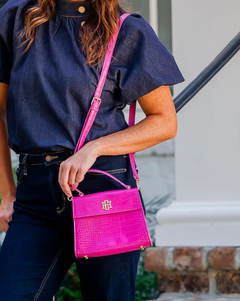 Vivienne Handbag Hot Pink EC-Crossbody-Caroline Hill-LouisGeorge Boutique, Women’s Fashion Boutique Located in Trussville, Alabama