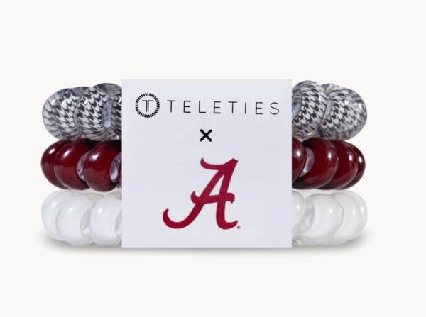TELETIES University of Alabama Large Hair Tie-Accessories-TELETIES-LouisGeorge Boutique, Women’s Fashion Boutique Located in Trussville, Alabama
