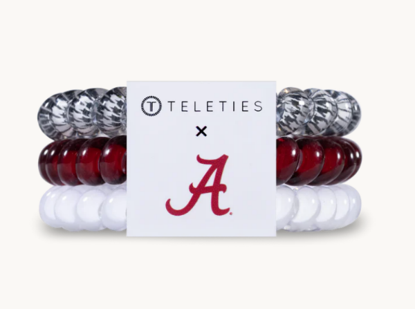 TELETIES University of Alabama Small Hair Tie-Accessories-TELETIES-LouisGeorge Boutique, Women’s Fashion Boutique Located in Trussville, Alabama