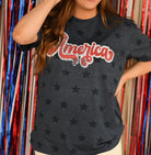 Vintage AMERICA Navy Star Tee-Graphic Tee-LouisGeorge Boutique-LouisGeorge Boutique, Women’s Fashion Boutique Located in Trussville, Alabama