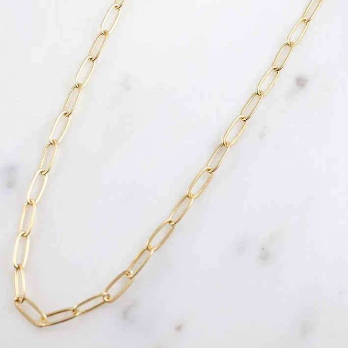 Ashmead Link Necklace Gold-Necklaces-Caroline Hill-LouisGeorge Boutique, Women’s Fashion Boutique Located in Trussville, Alabama