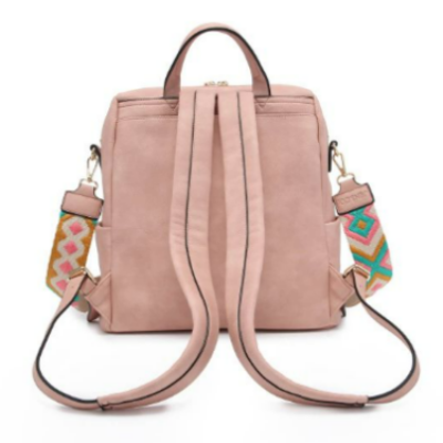 Amelia Convertible Backpack with Guitar Strap - Off White-Handbags-Jen & Co-LouisGeorge Boutique, Women’s Fashion Boutique Located in Trussville, Alabama