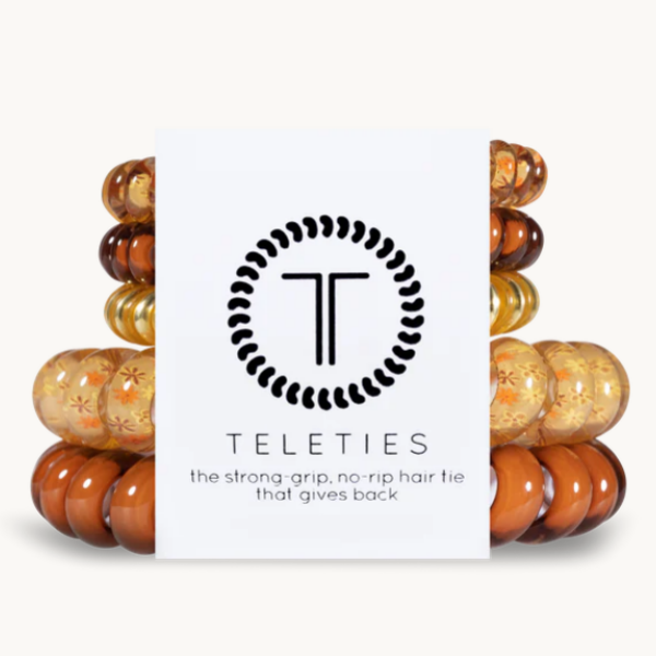 TELETIES Fall Collection 2022 - Hair Tie - Mix Pack - Multiple Colors Available-Accessories-TELETIES-LouisGeorge Boutique, Women’s Fashion Boutique Located in Trussville, Alabama
