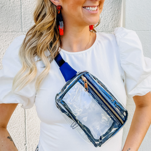 Bum hot sale bag clear