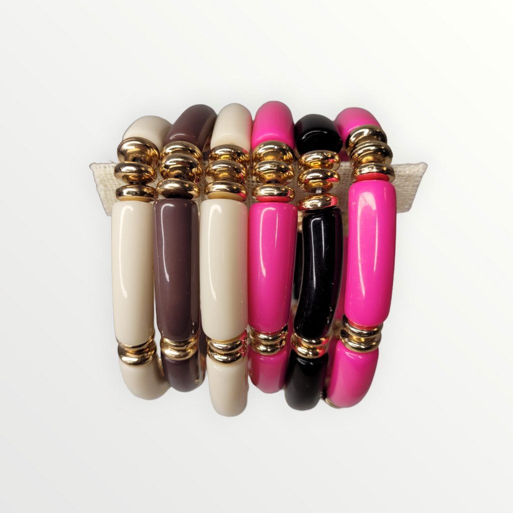Candy Tube Bracelet-Bracelets-louisgeorgeboutique-LouisGeorge Boutique, Women’s Fashion Boutique Located in Trussville, Alabama