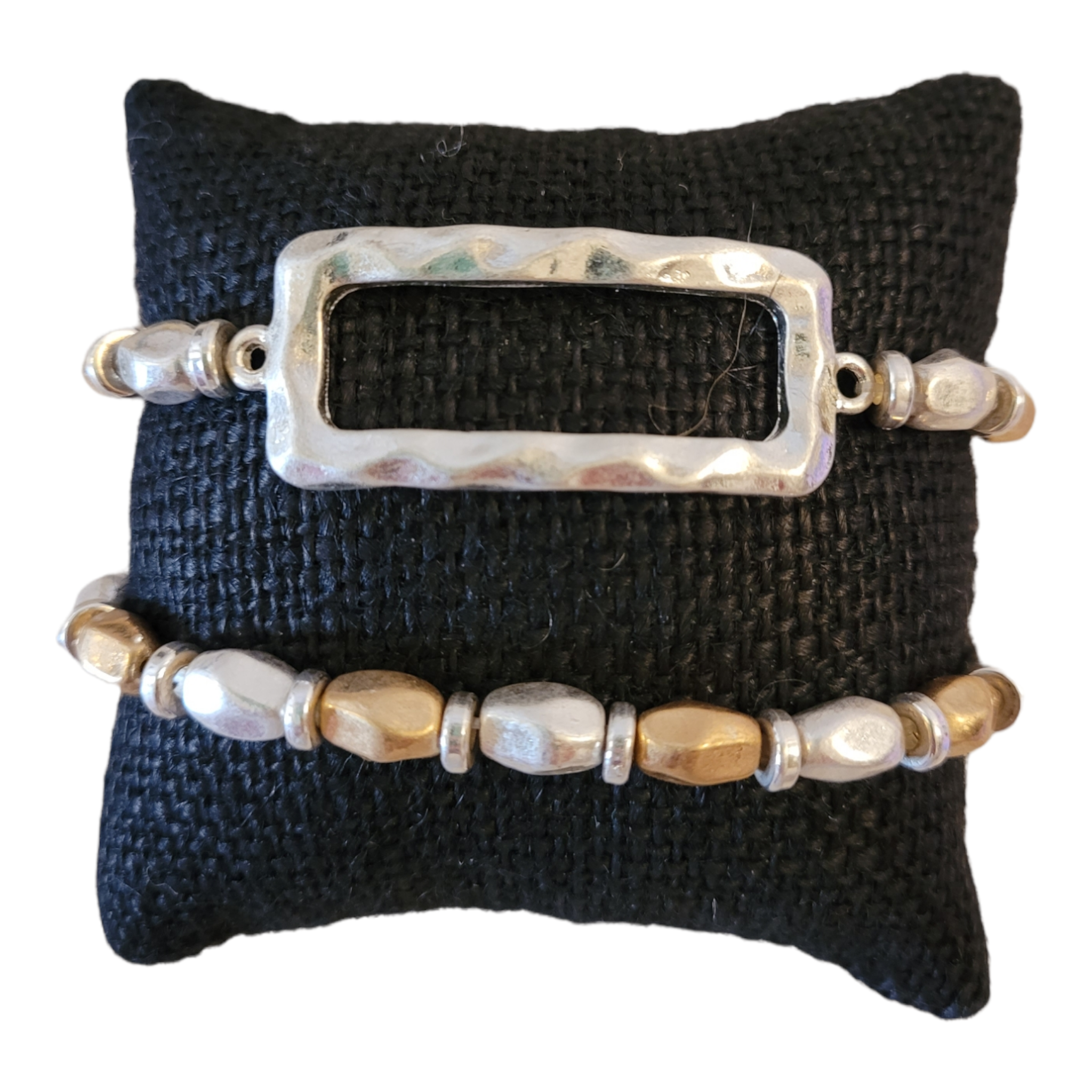 Gigi Gold & Silver Bead Bracelet-Bracelets-louisgeorgeboutique-LouisGeorge Boutique, Women’s Fashion Boutique Located in Trussville, Alabama