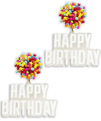 Birthday Confetti Earring-Earrings-LouisGeorge Boutique-LouisGeorge Boutique, Women’s Fashion Boutique Located in Trussville, Alabama